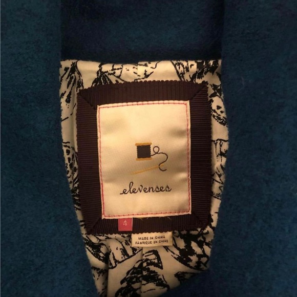 Anthropologie Elevenses Ruffle Jacket size 4 - Picture 6 of 7